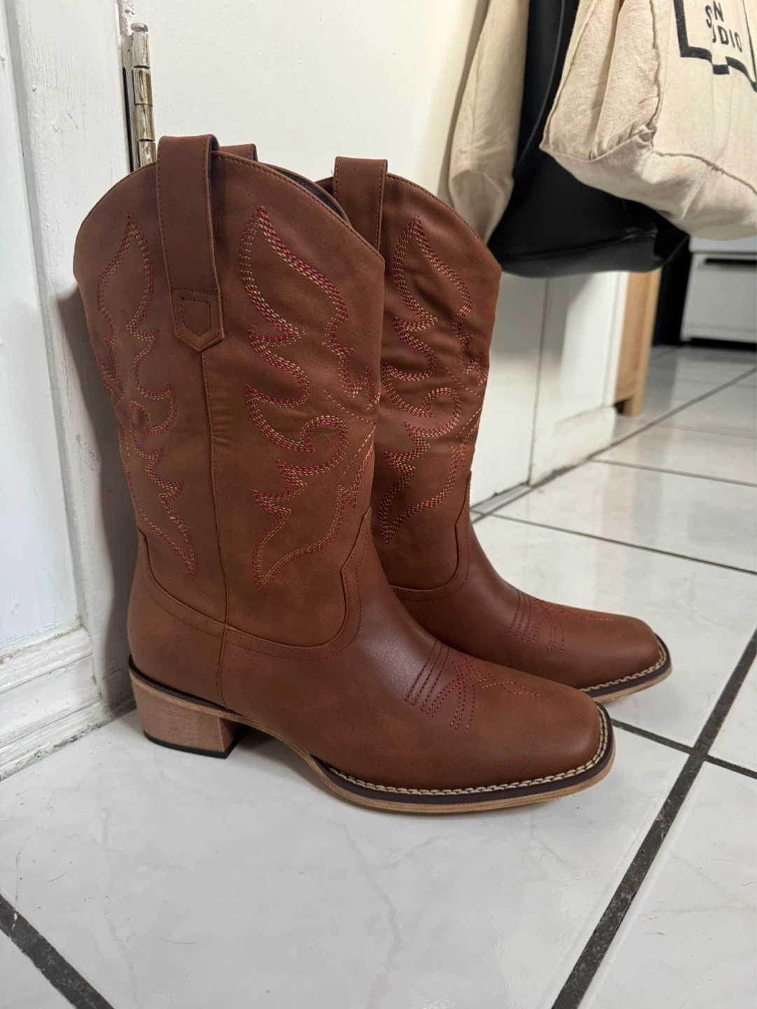 Mid Calf Cowboy Boots (WOMEN SIZE 9.5) - photo 2