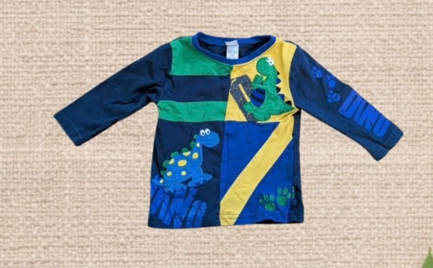 Little Tikes Dinosaur Long Sleeve Shirt – Colorblock, 12–18M
