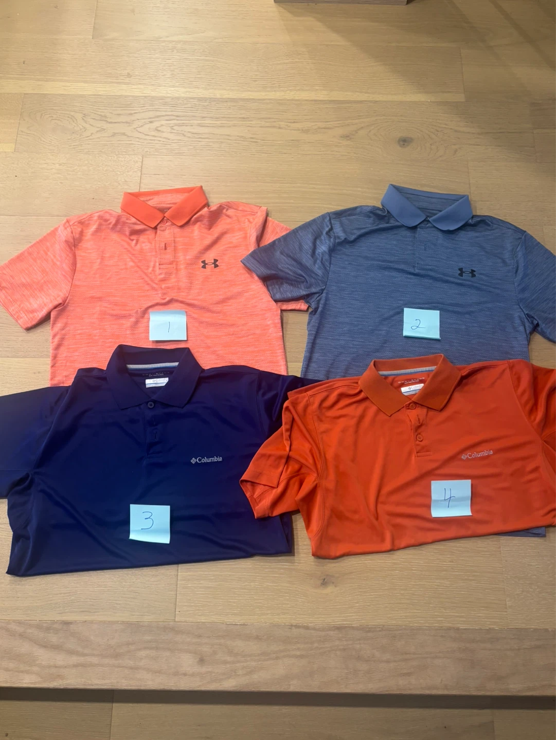 Men's Golf Shirts (4 Total)