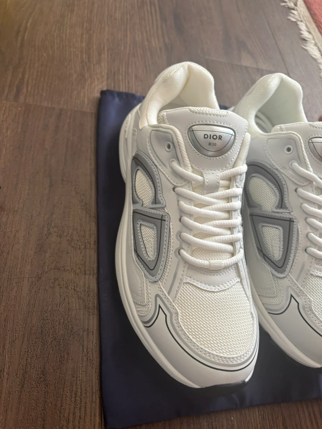 DIOR B30 Sneakers White/Silver - photo 3
