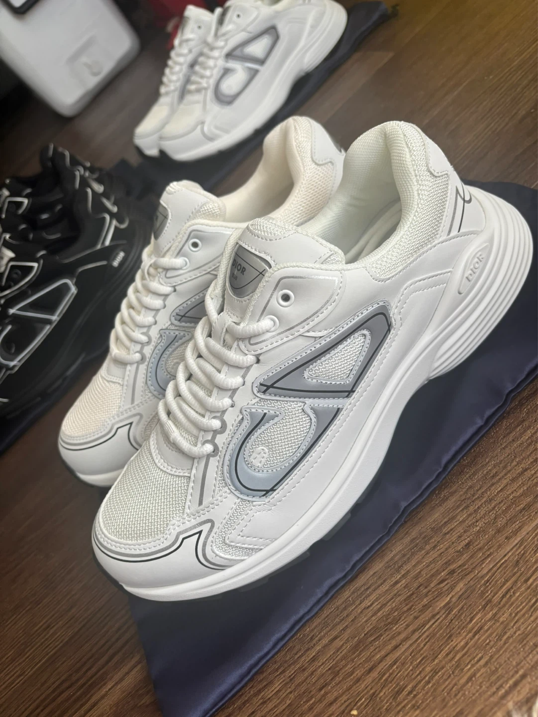 DIOR B30 Sneakers White/Silver - photo 2