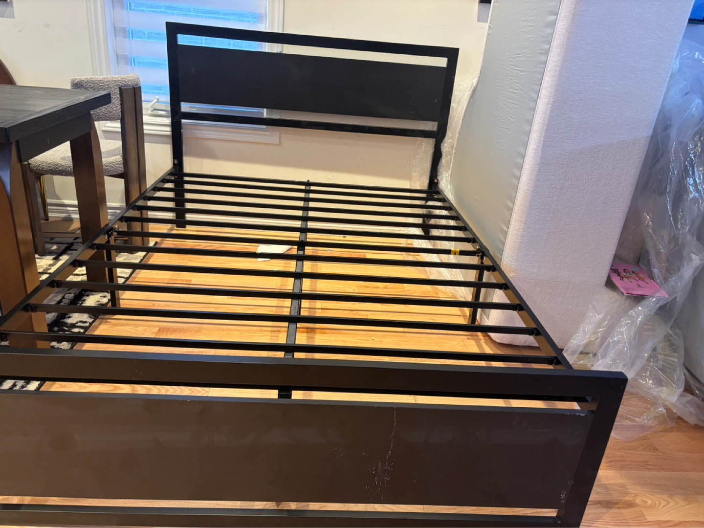Full Size Metal Bed Frame- AS IS - photo 2