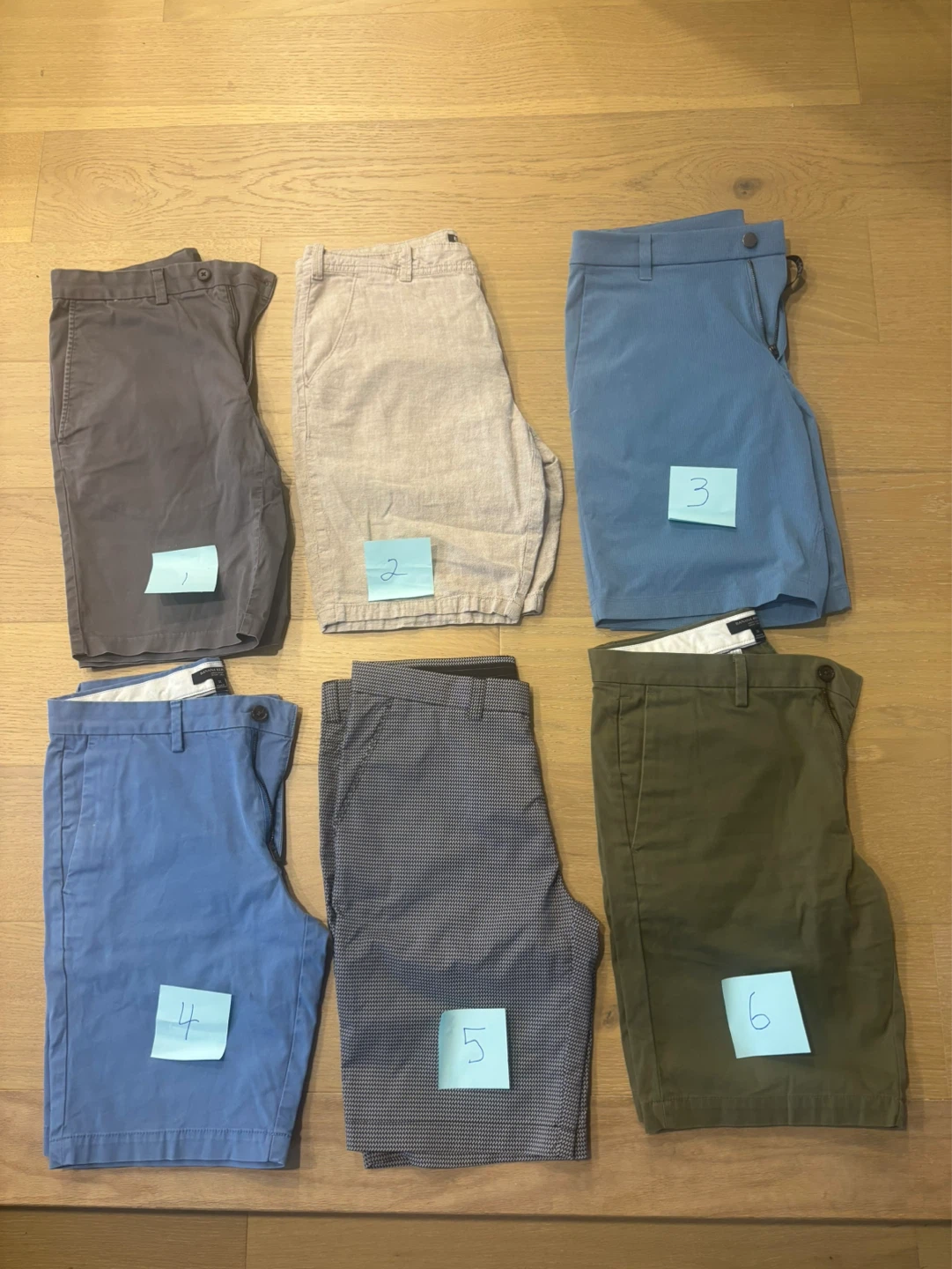 Men's Shorts Bundle (6 Pairs)