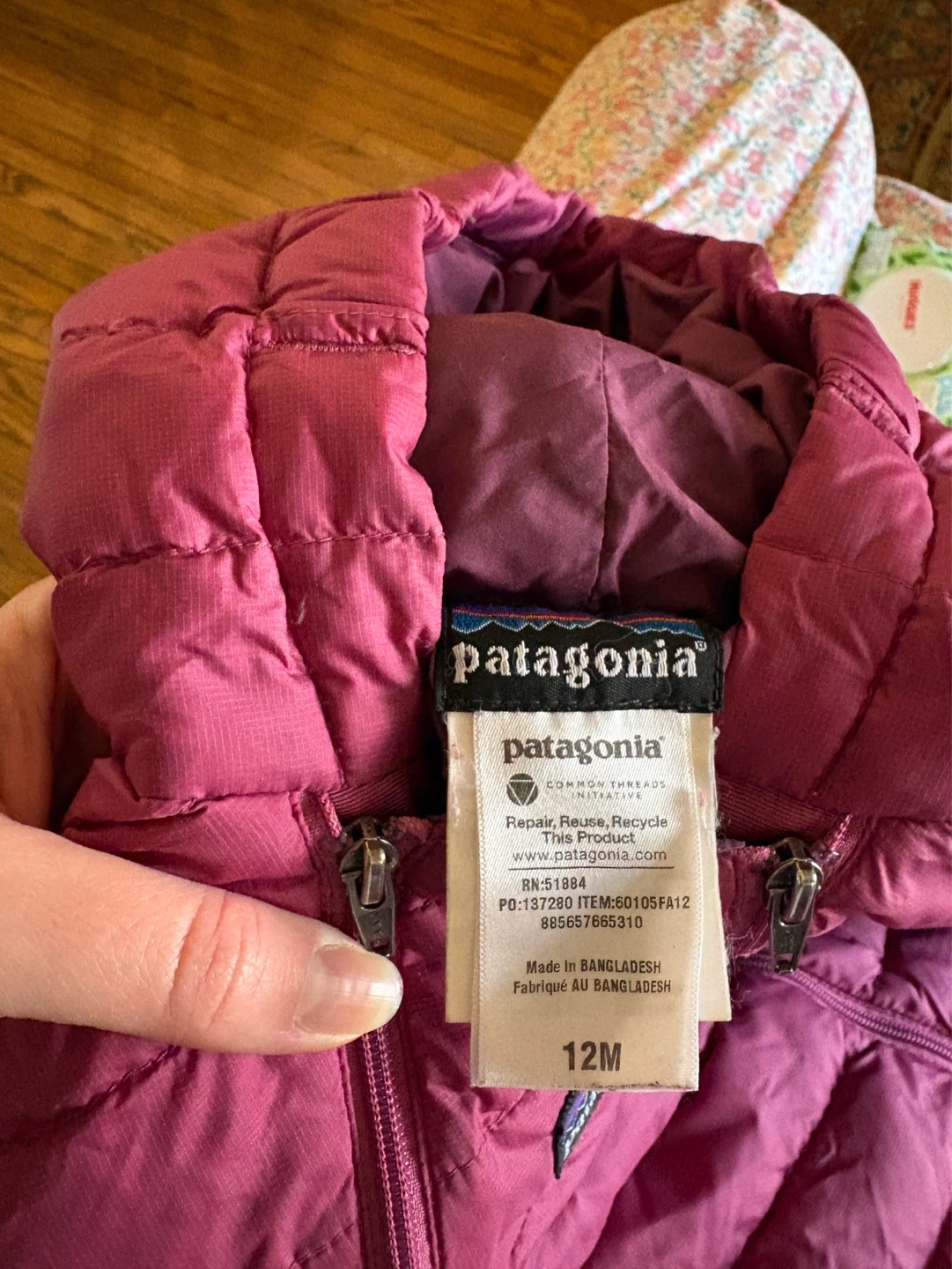 Patagonia Puffer Snowsuit/ bunting 12M Magenta - photo 4