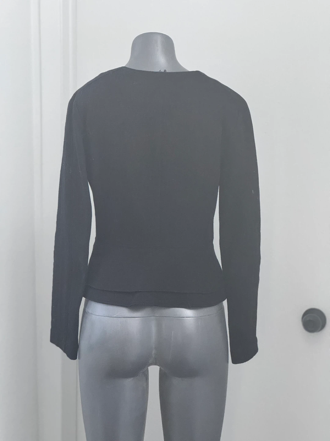 Banana Republic Black Peplum Jacket Size 8 - photo 2