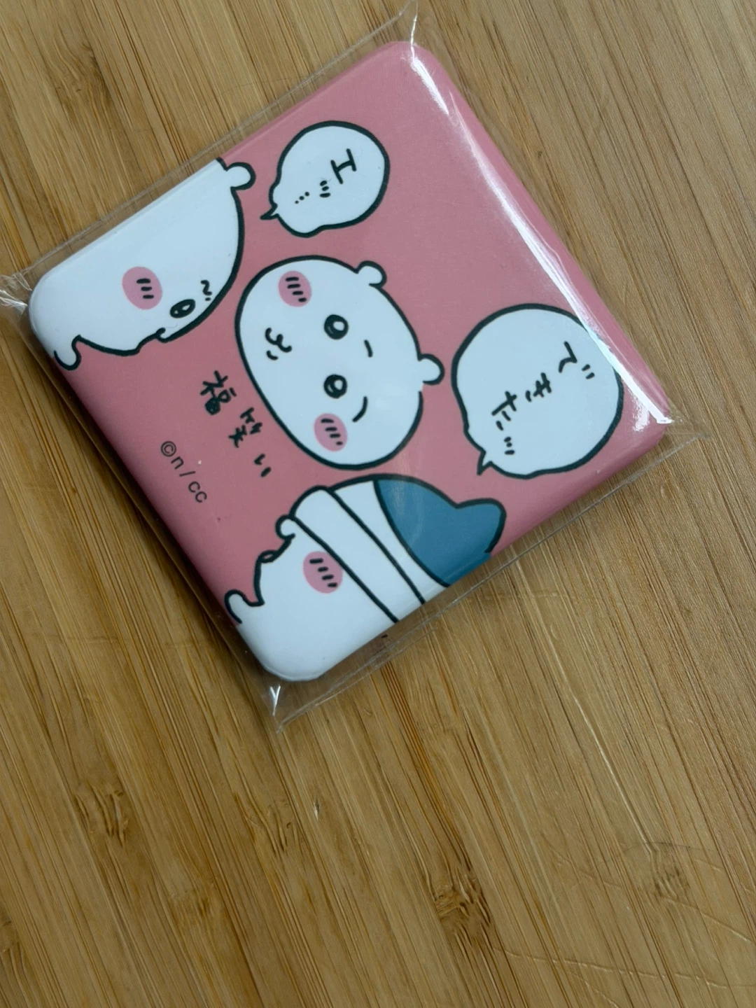 Chiikawa Square Button Badge