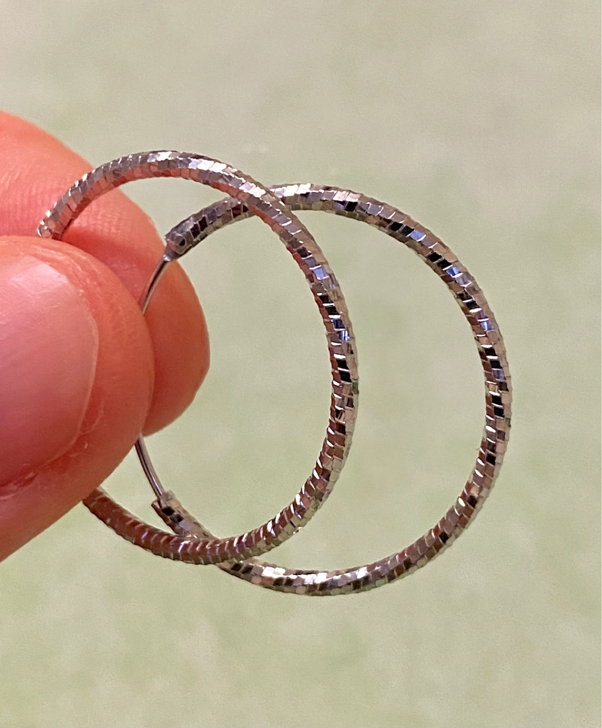 Silver 925 Hoop Earrings - photo 2