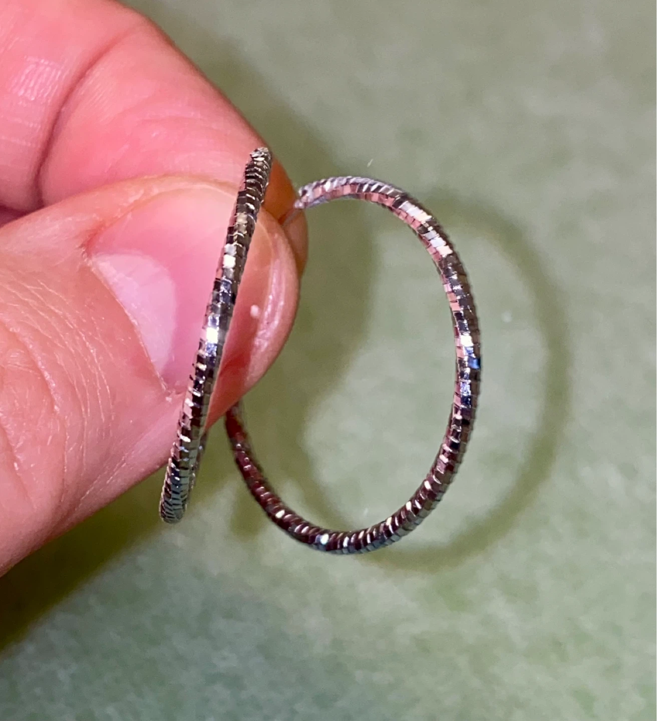 Silver 925 Hoop Earrings - photo 3