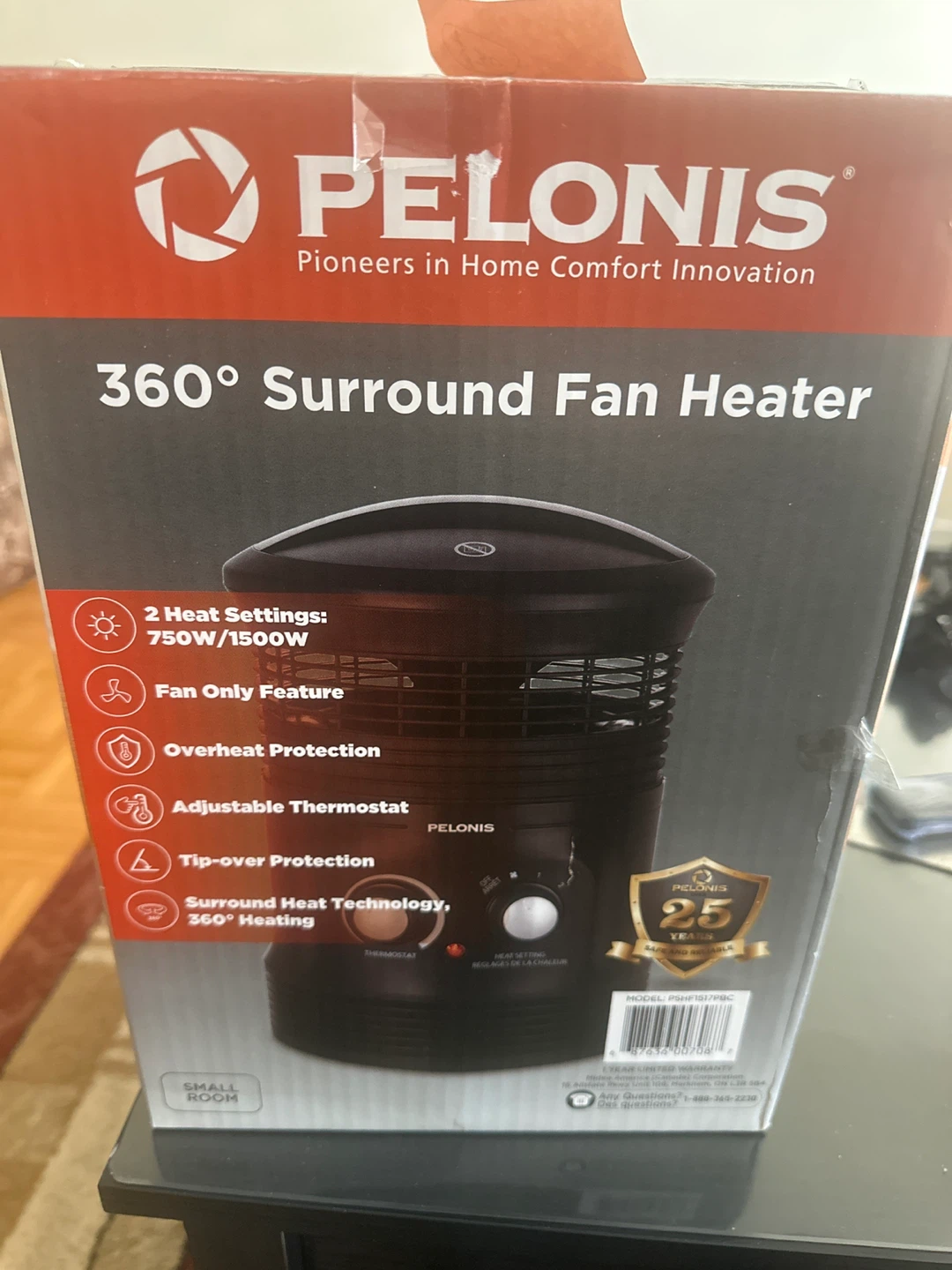 Pelonis 360° Surround Fan Heater