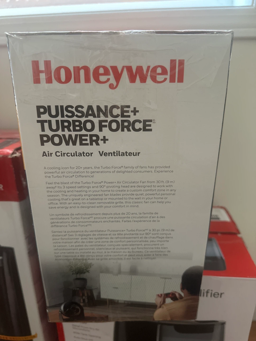 Honeywell Turbo Force Power+ Air Circulator Fan - photo 2