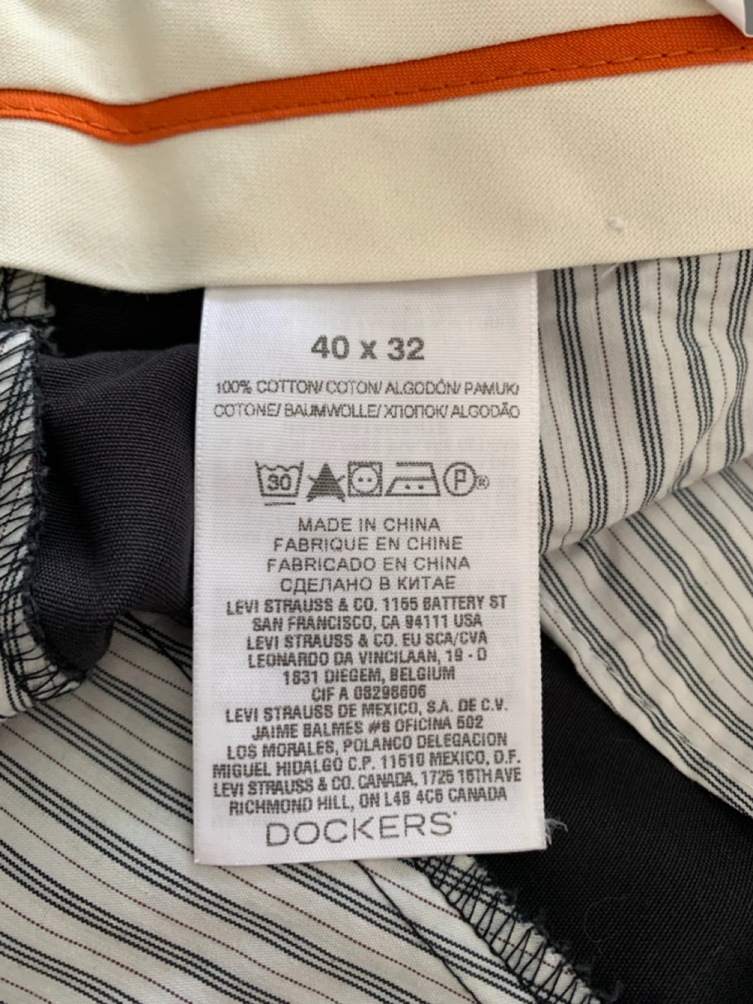 Dockers Straight Fit Flat Front Pants - 40 x 32 - photo 5