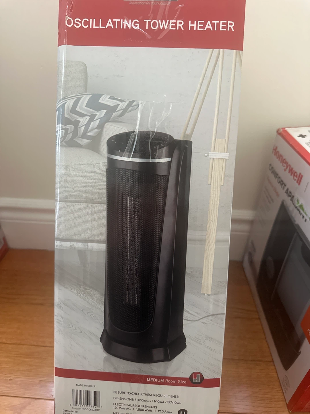 Honeywell Oscillating Tower Heater - Medium Room Size - photo 2