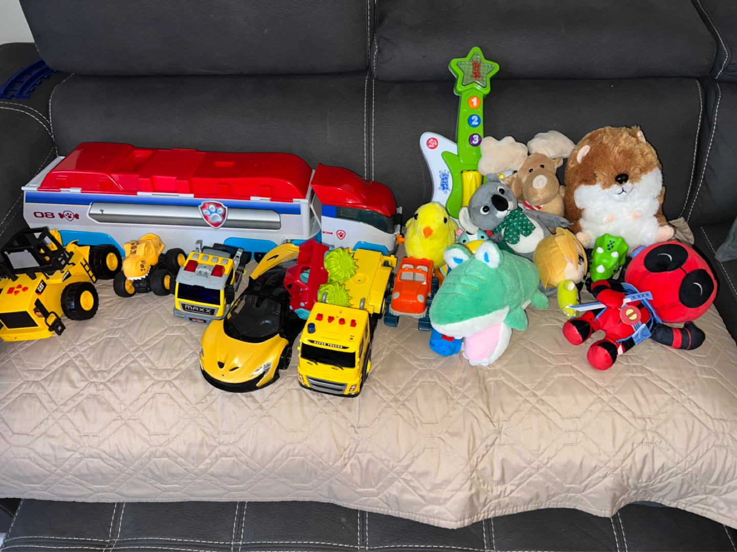 Paw Patrol and various toy vehicles bundle