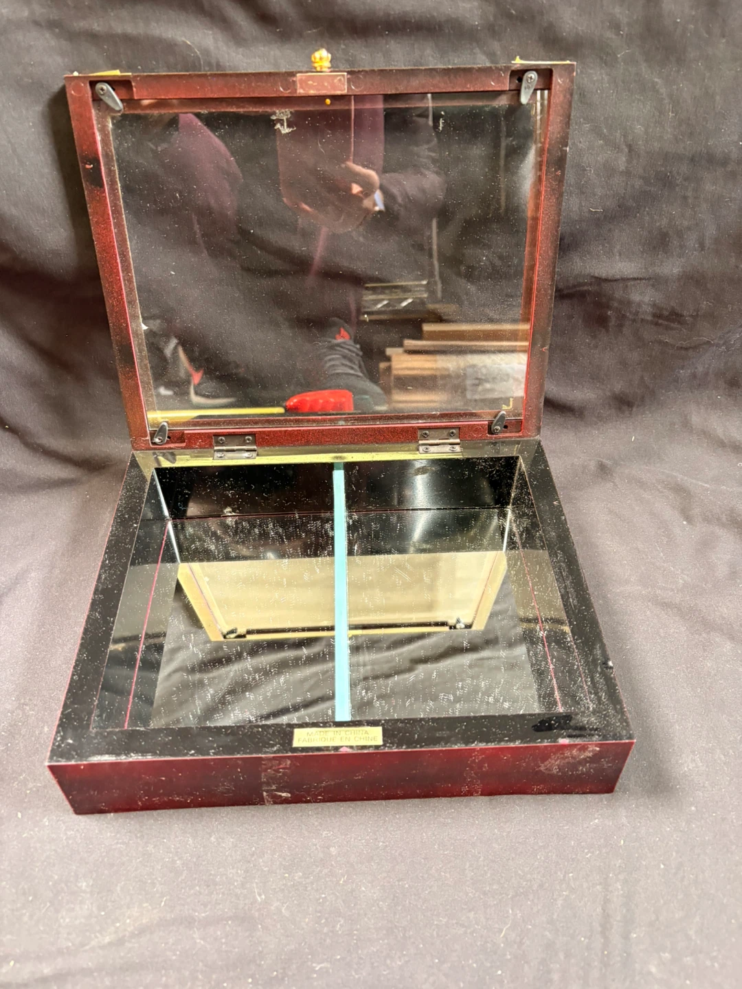 Wooden Display Box with Glass Lid - photo 4