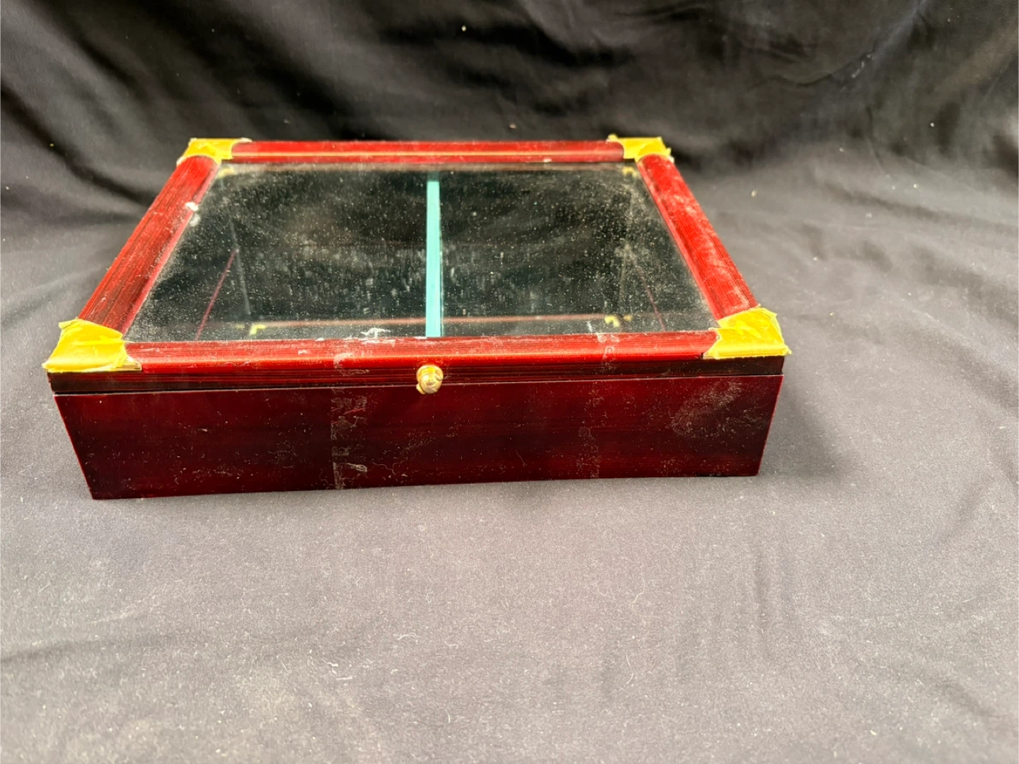 Wooden Display Box with Glass Lid - photo 2