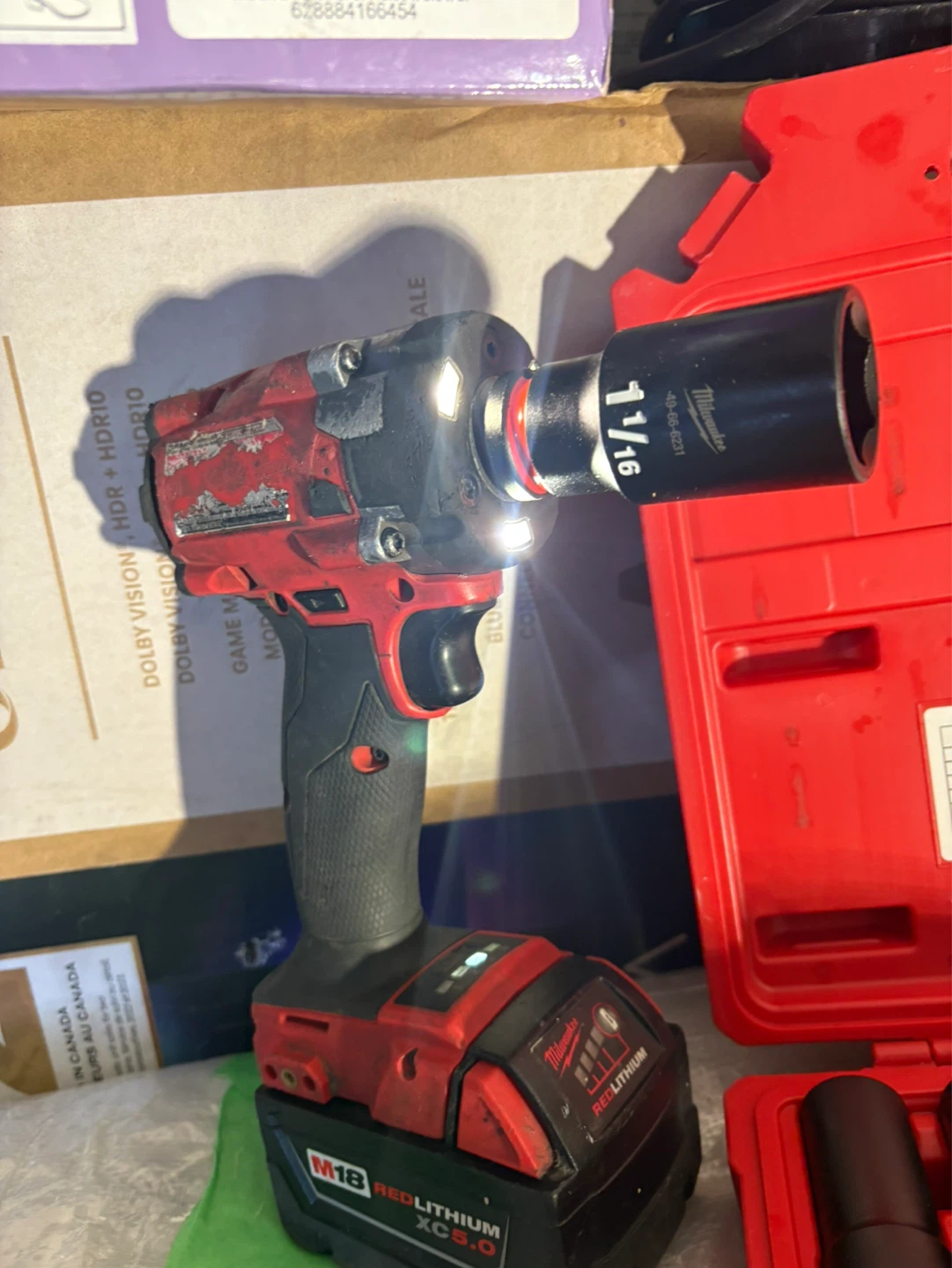 Milwaukee M18 Cordless Impact Wrench Kit - photo 2