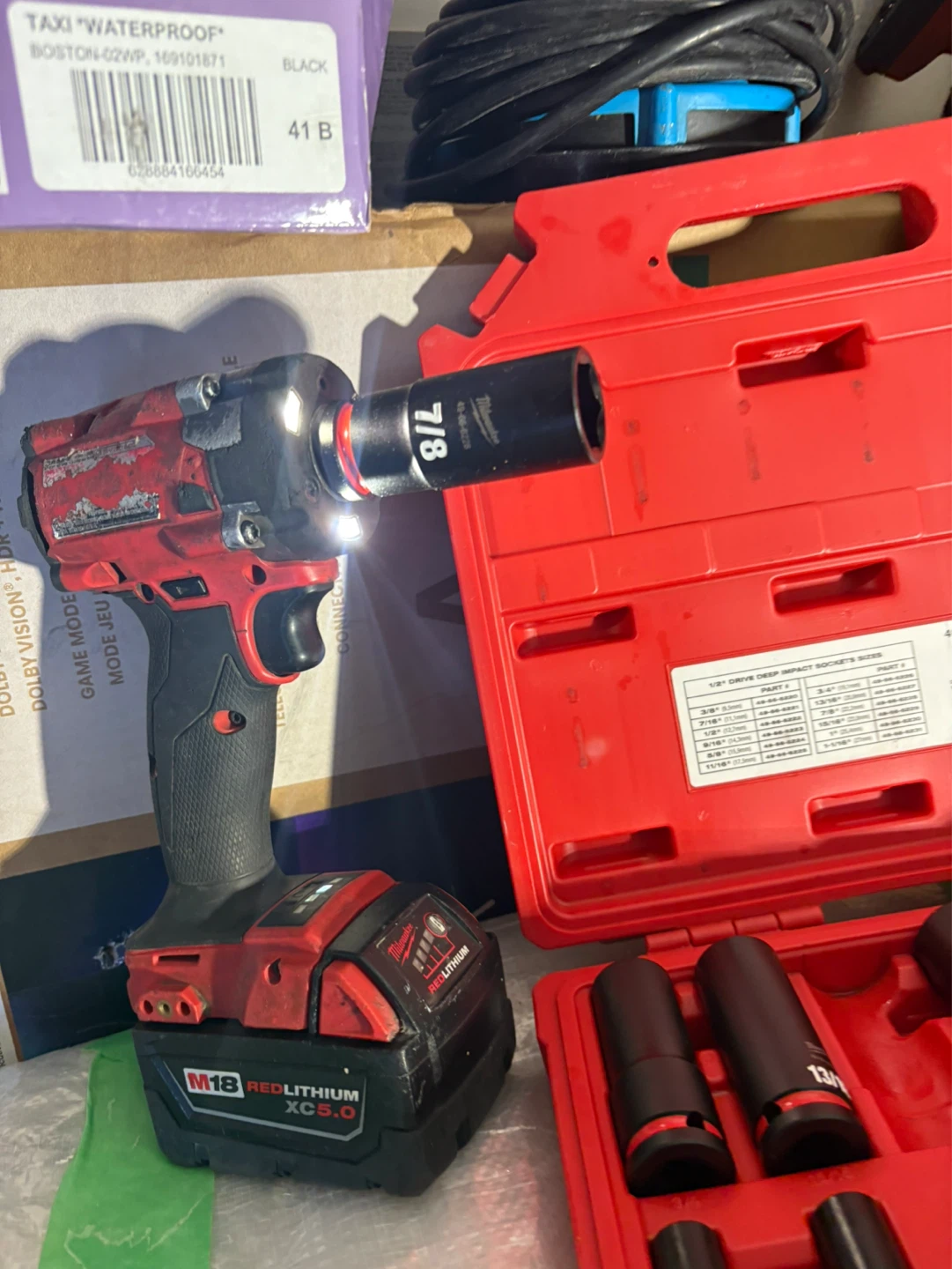 Milwaukee M18 Cordless Impact Wrench Kit - photo 4