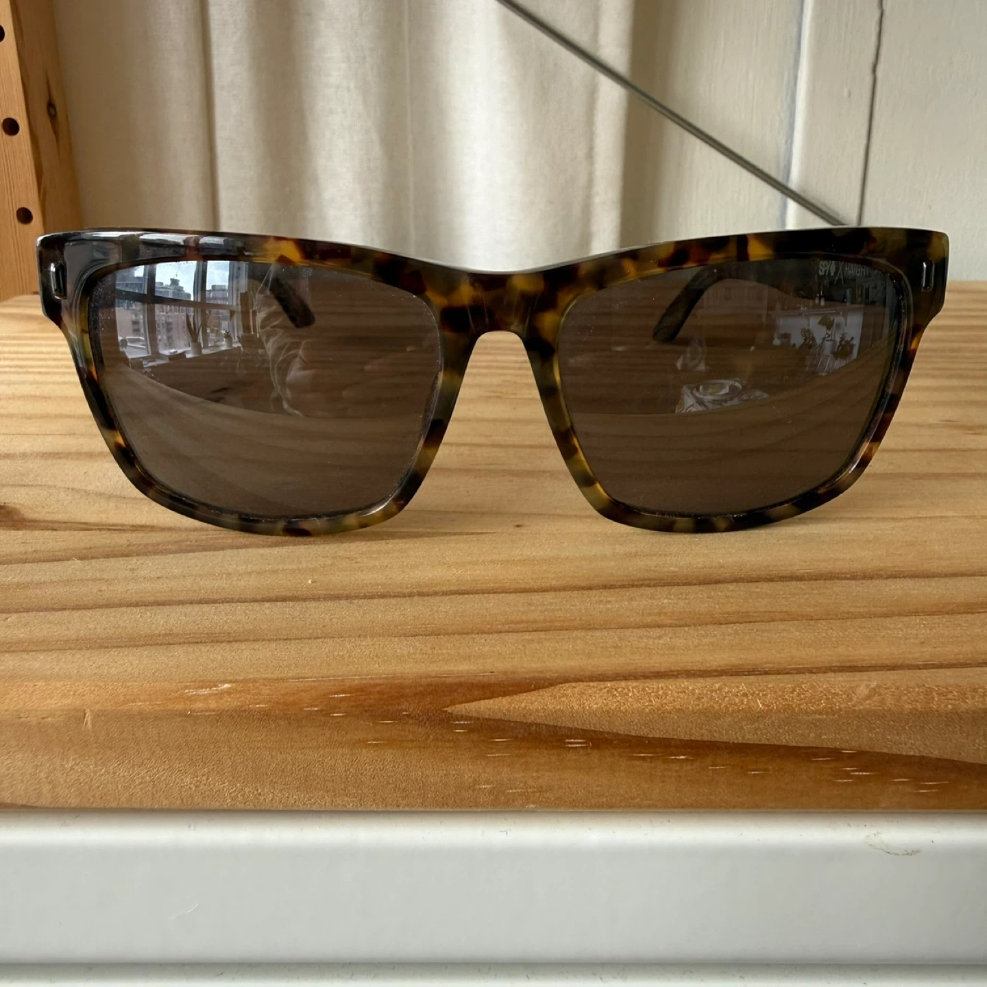 SPY x HAIGHT Polarized Sunglasses - Tortoise Shell - photo 3