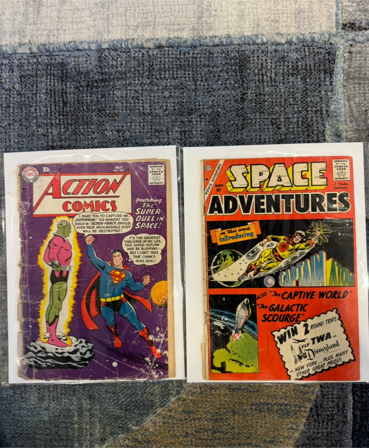 Action comics #242 & Space Adventures #33