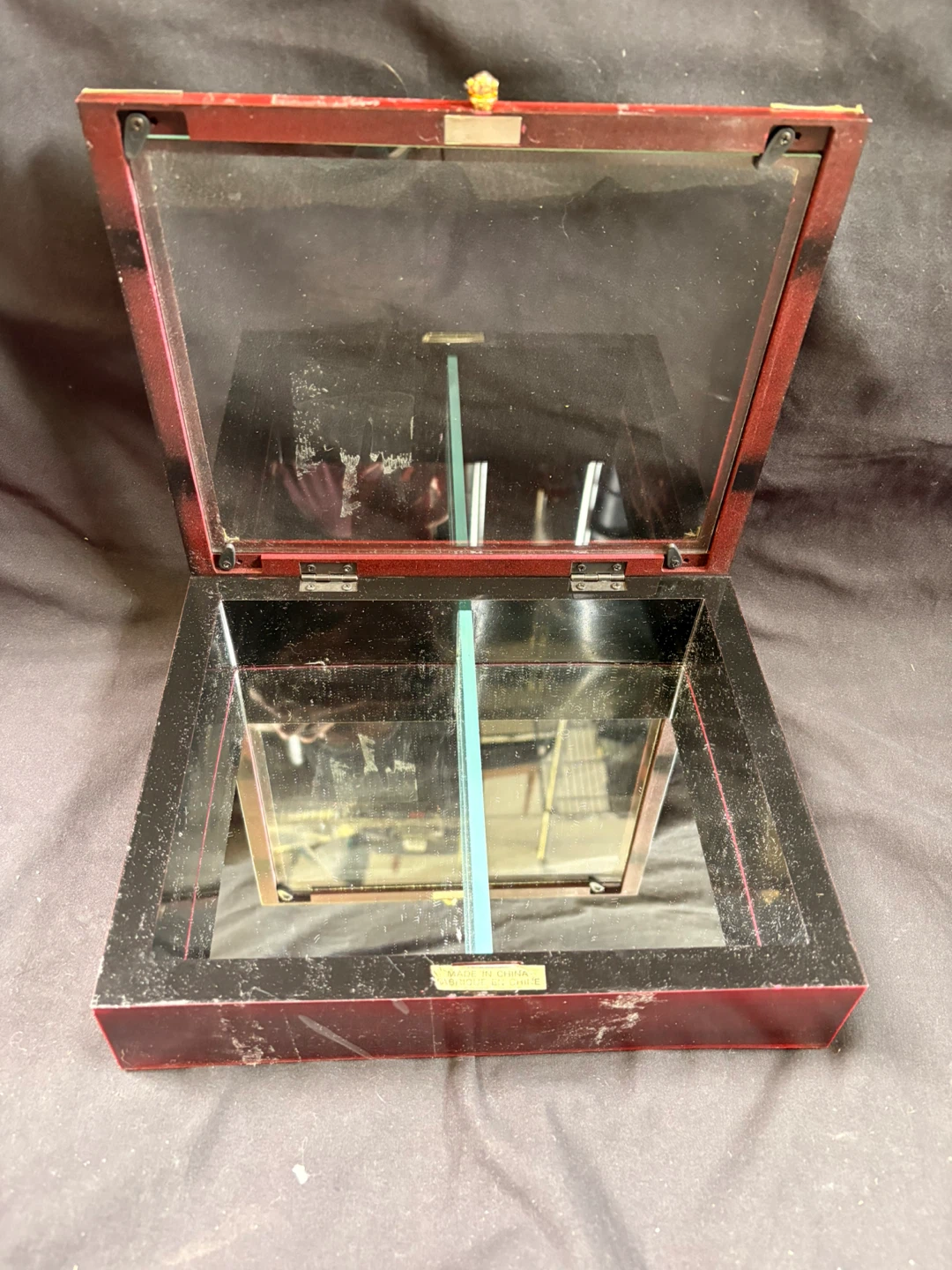 Vintage Mirrored Keepsake Box - photo 4