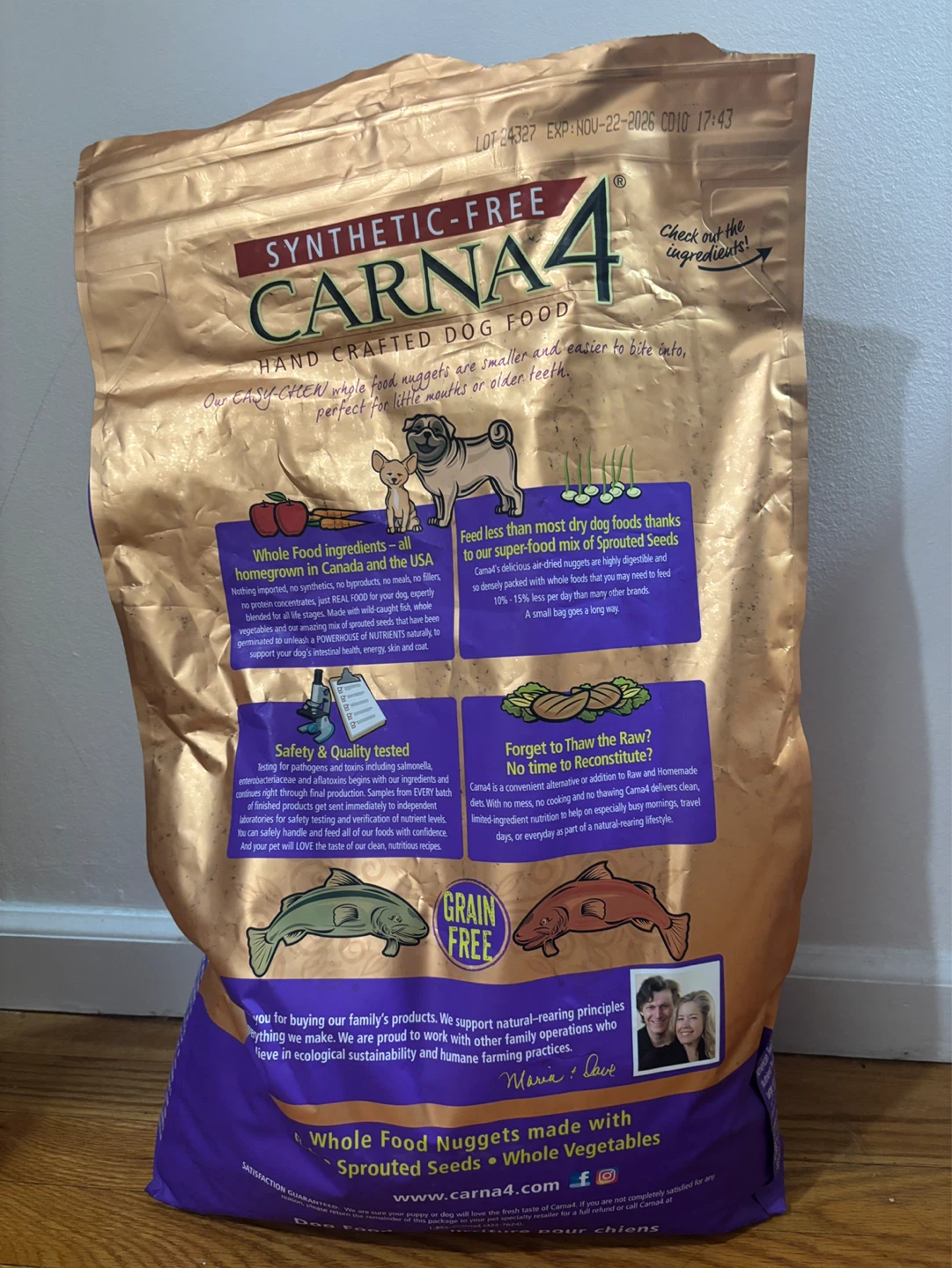 (Free) Carna4 All Life Stages Dry Dog Food - photo 4