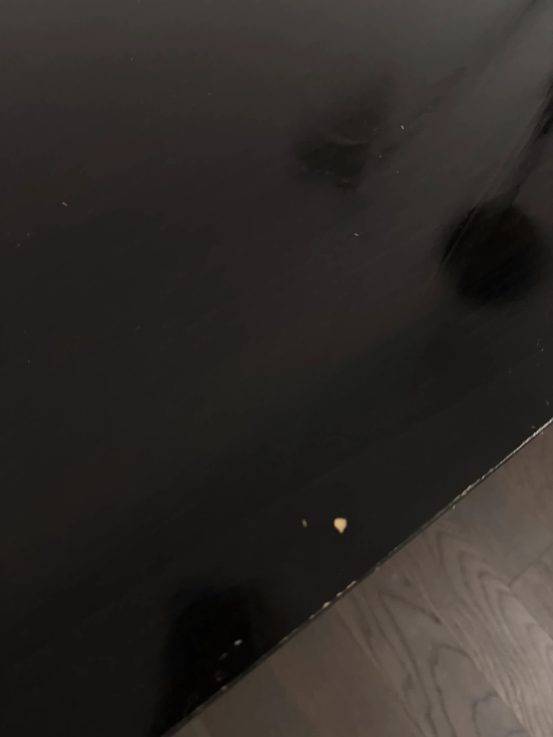 Black Desk with Drawer - photo 3