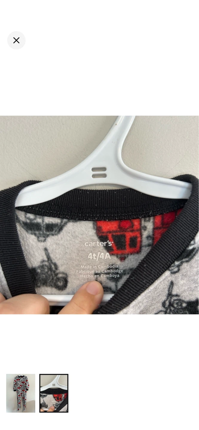 Carter's 4T Footed Pajamas - photo 2