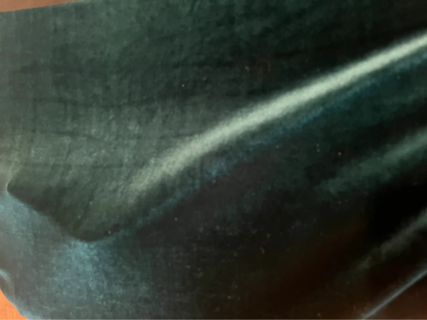 Forest Green velour stretch Velvet fabric