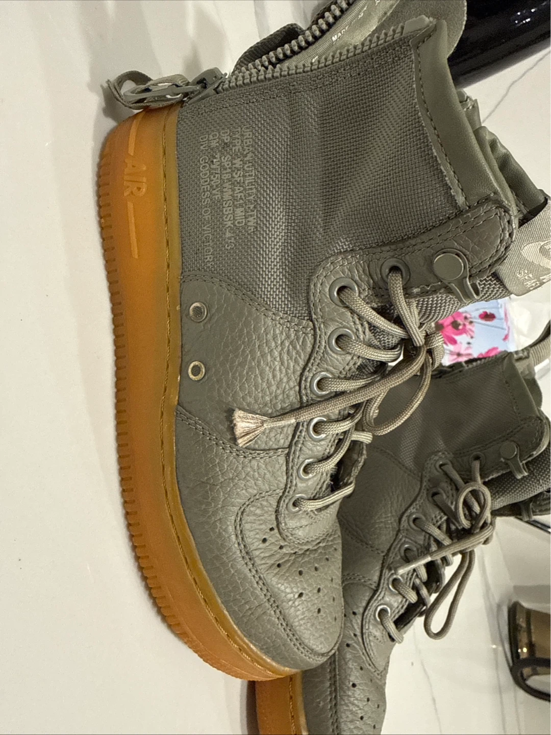 Nike Air Force 1 SF-AF1 High Top Sneakers - Grey - photo 5