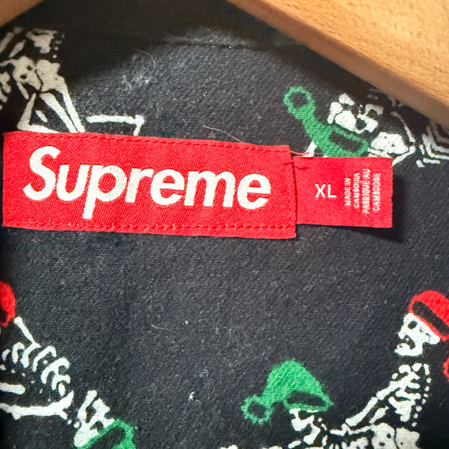 Supreme Skeleton Print Pajama Top - photo 2