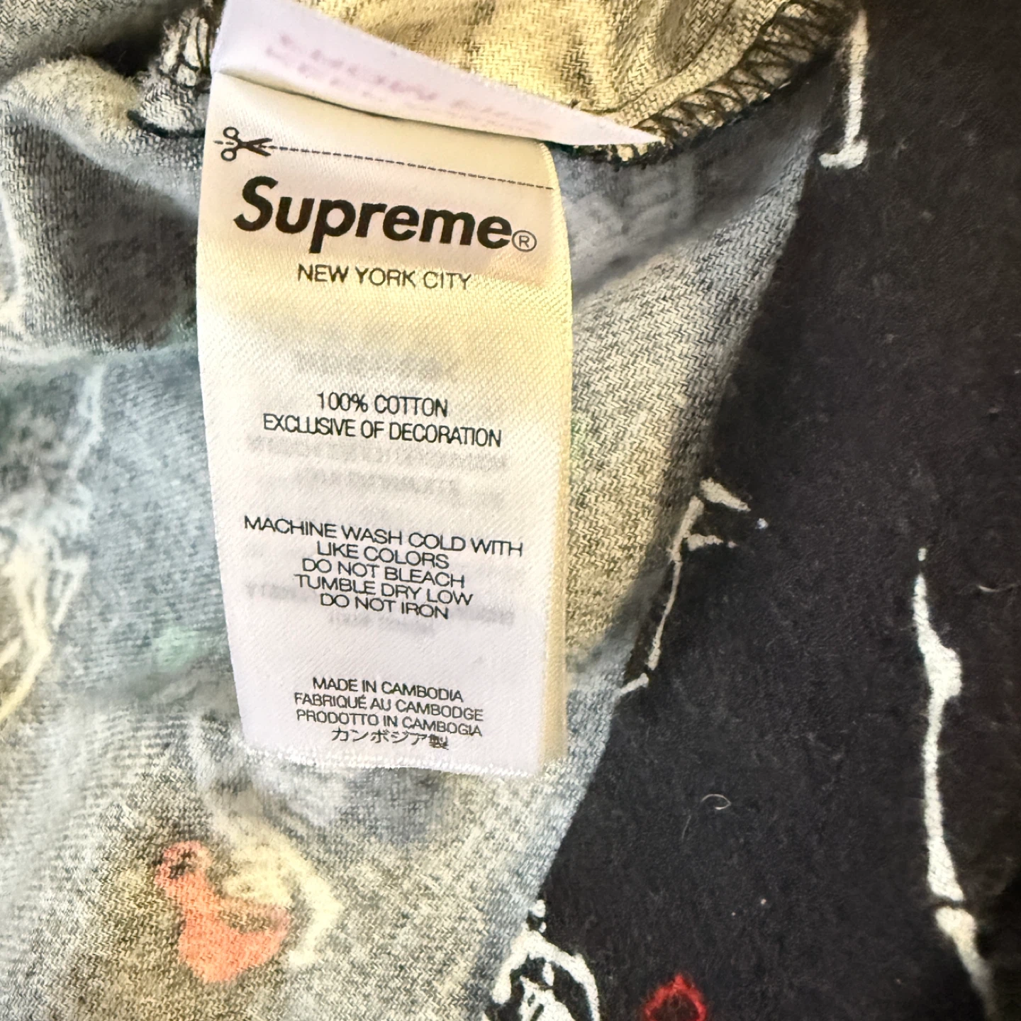 Supreme Skeleton Print Pajama Top - photo 5