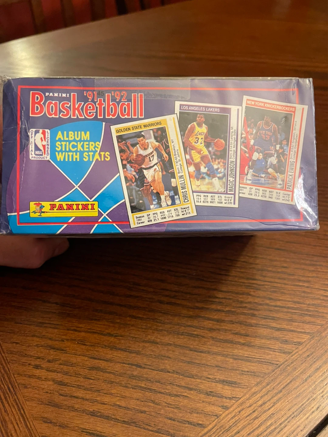 🌱 1991-92 Panini NBA Basketball Sticker Wax Box - photo 3