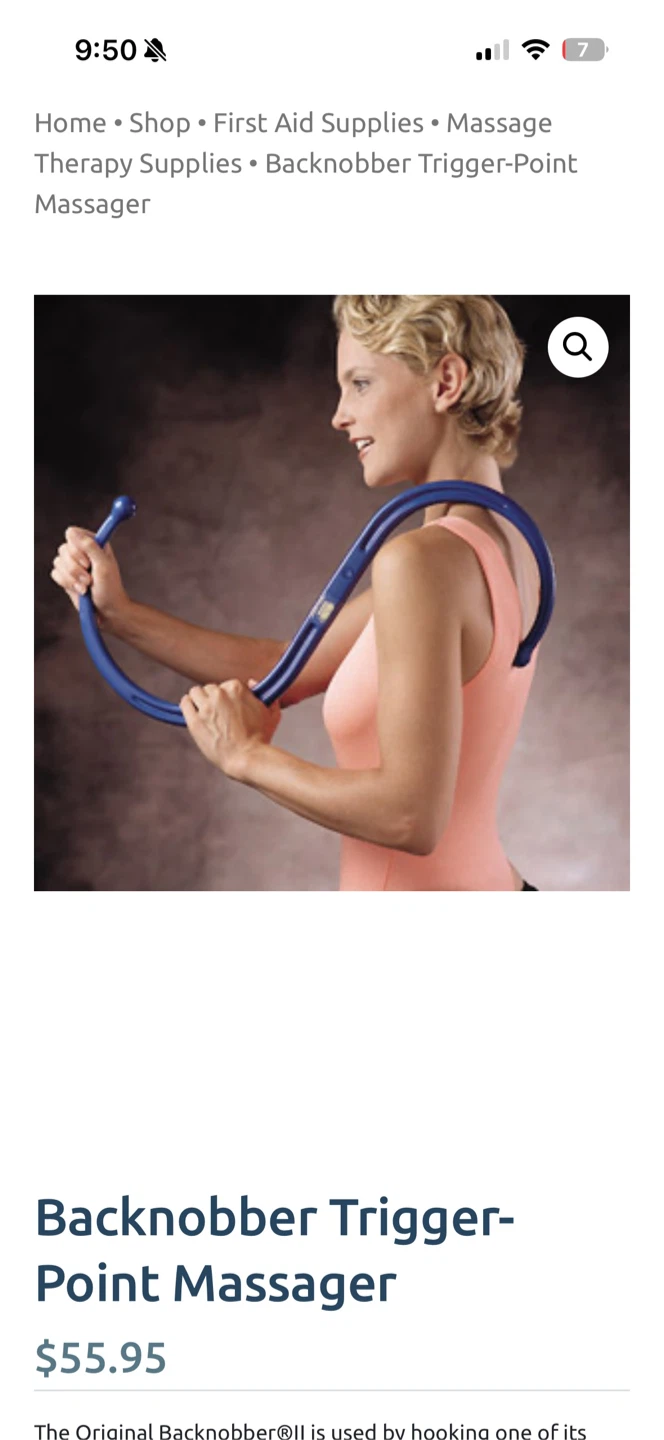 FitterFirst Backnobber II Trigger Point Massager