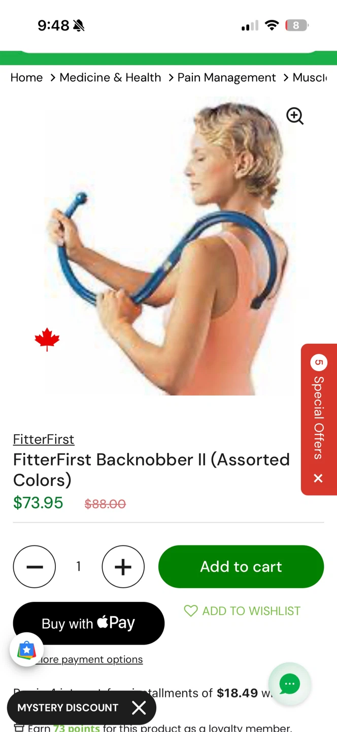 FitterFirst Backnobber II Trigger Point Massager - photo 4