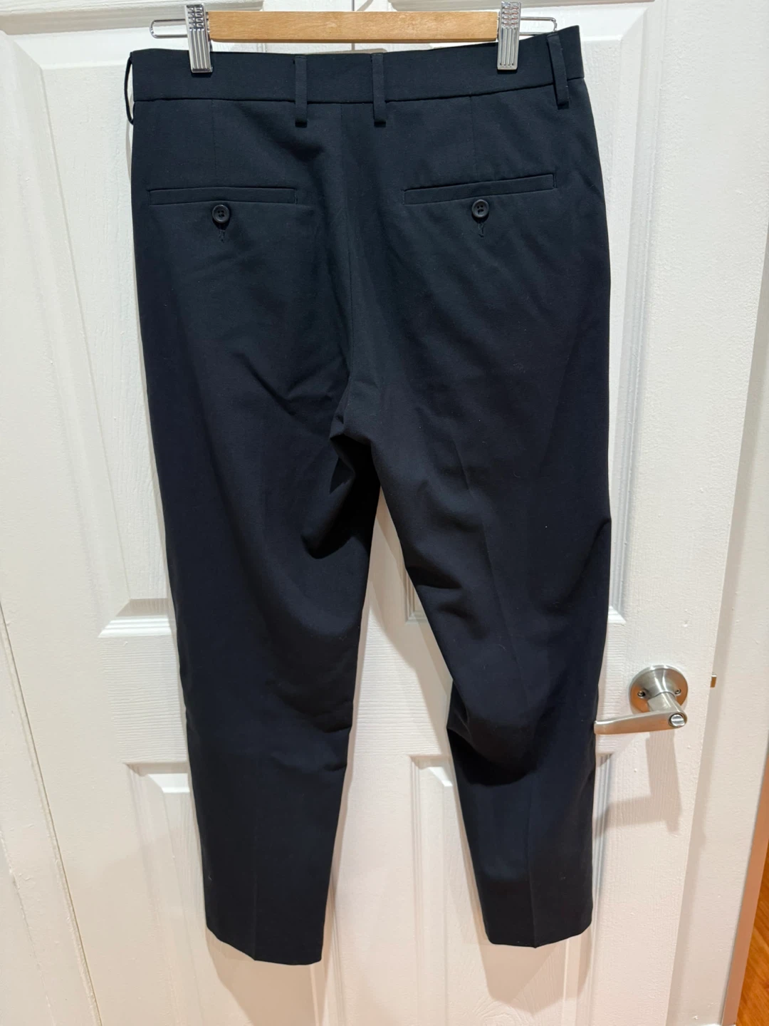 Men’s Slim Fit Black Dress Pants 30x30 - photo 2