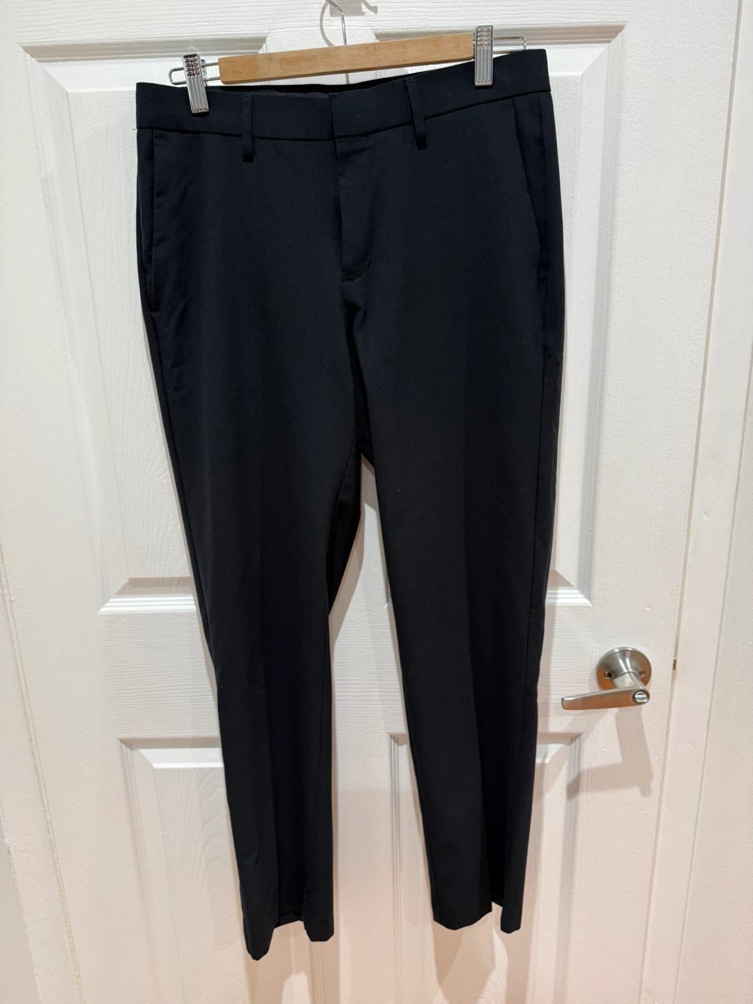 Men’s Slim Fit Black Dress Pants 30x30
