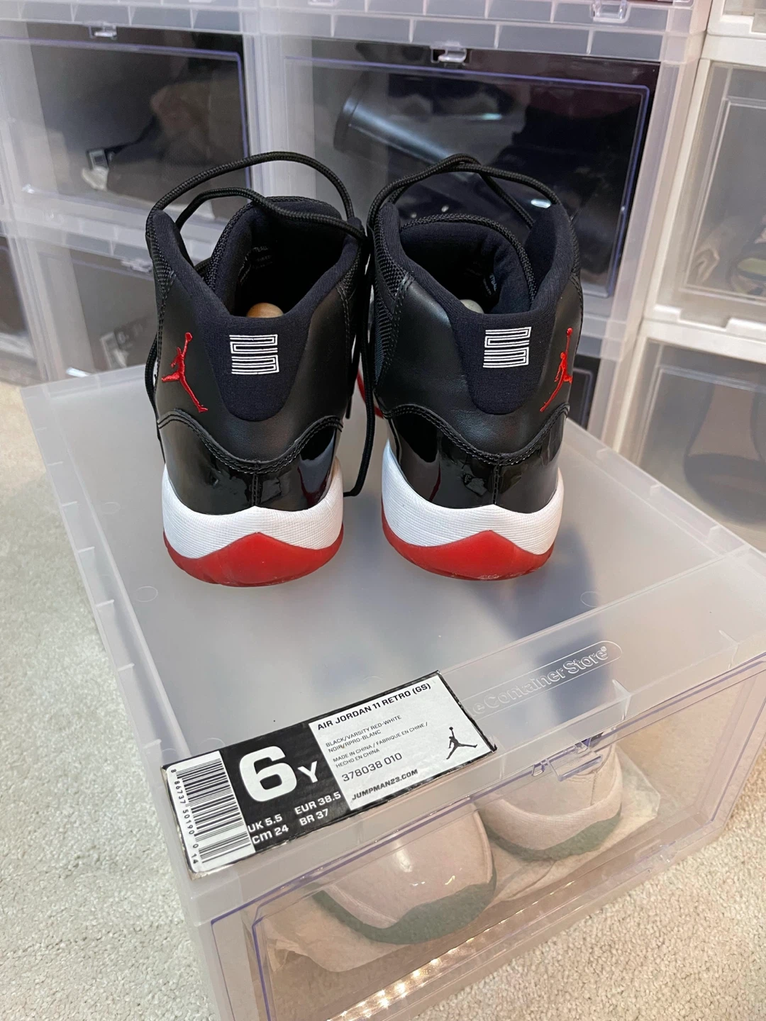 Air Jordan 11 Retro (GS) "Bred" Size 6Y - photo 2