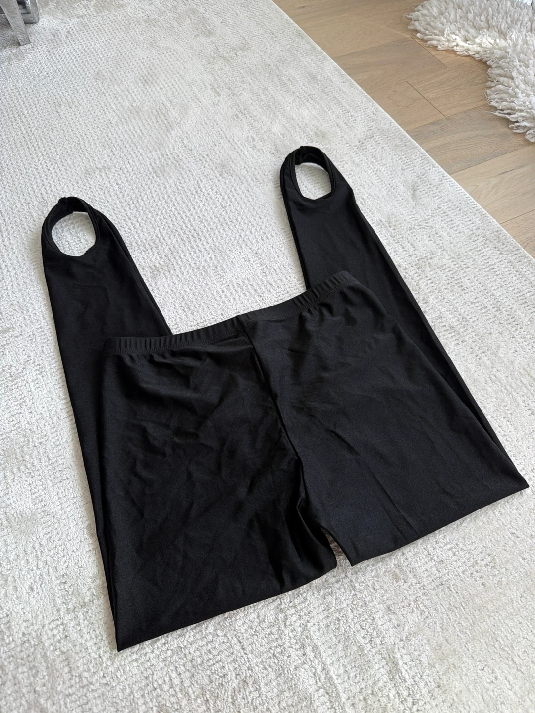 Black Stirrup Leggings Size L - photo 3