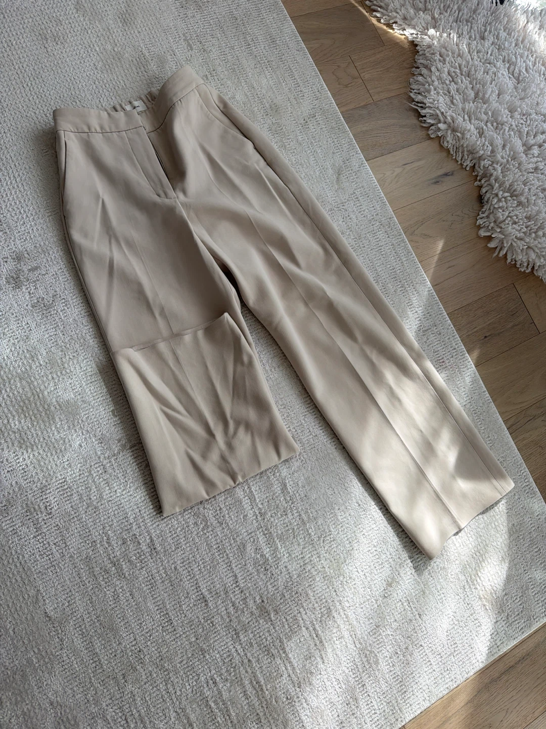 Wilfred Beige Cropped Pants Size 4 - photo 3