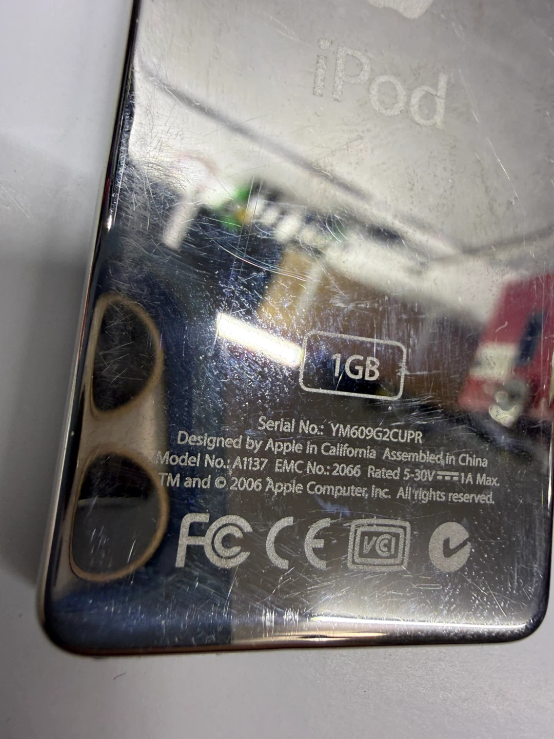 Apple iPod Nano 1st Gen 1GB Black A1137 Tested - photo 5