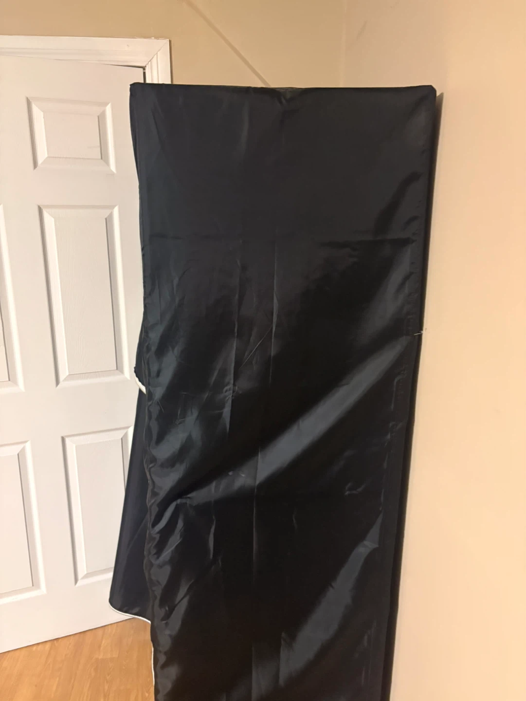 Black Portable Wardrobe Storage Closet - photo 4