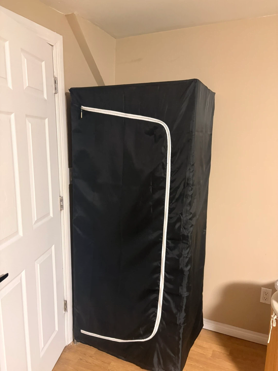 Black Portable Wardrobe Storage Closet