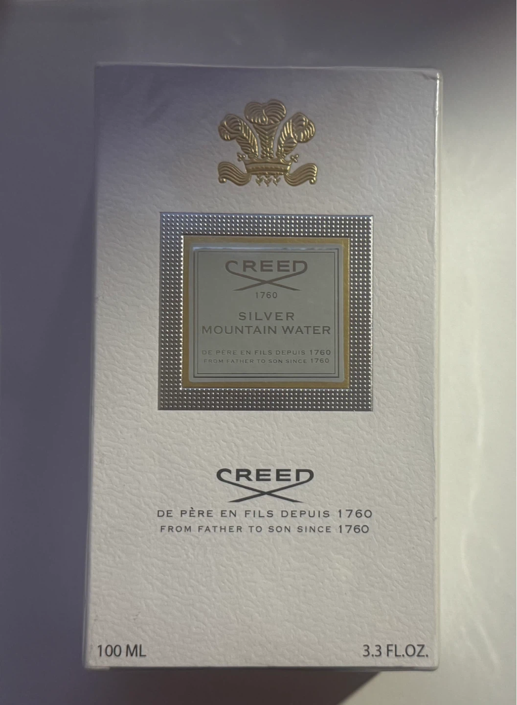 Creed Silver Mountain Water 3.3 oz 100ml Eau De Parfum Spray NEW