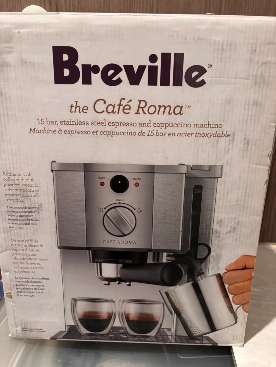 Breville Cafe Roma Espresso Machine - photo 2