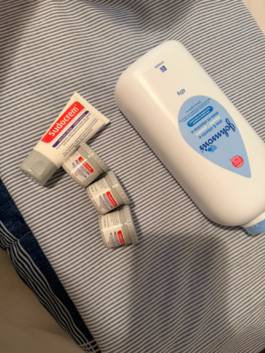 Sudocrem Healing Cream & Johnson's Baby Powder