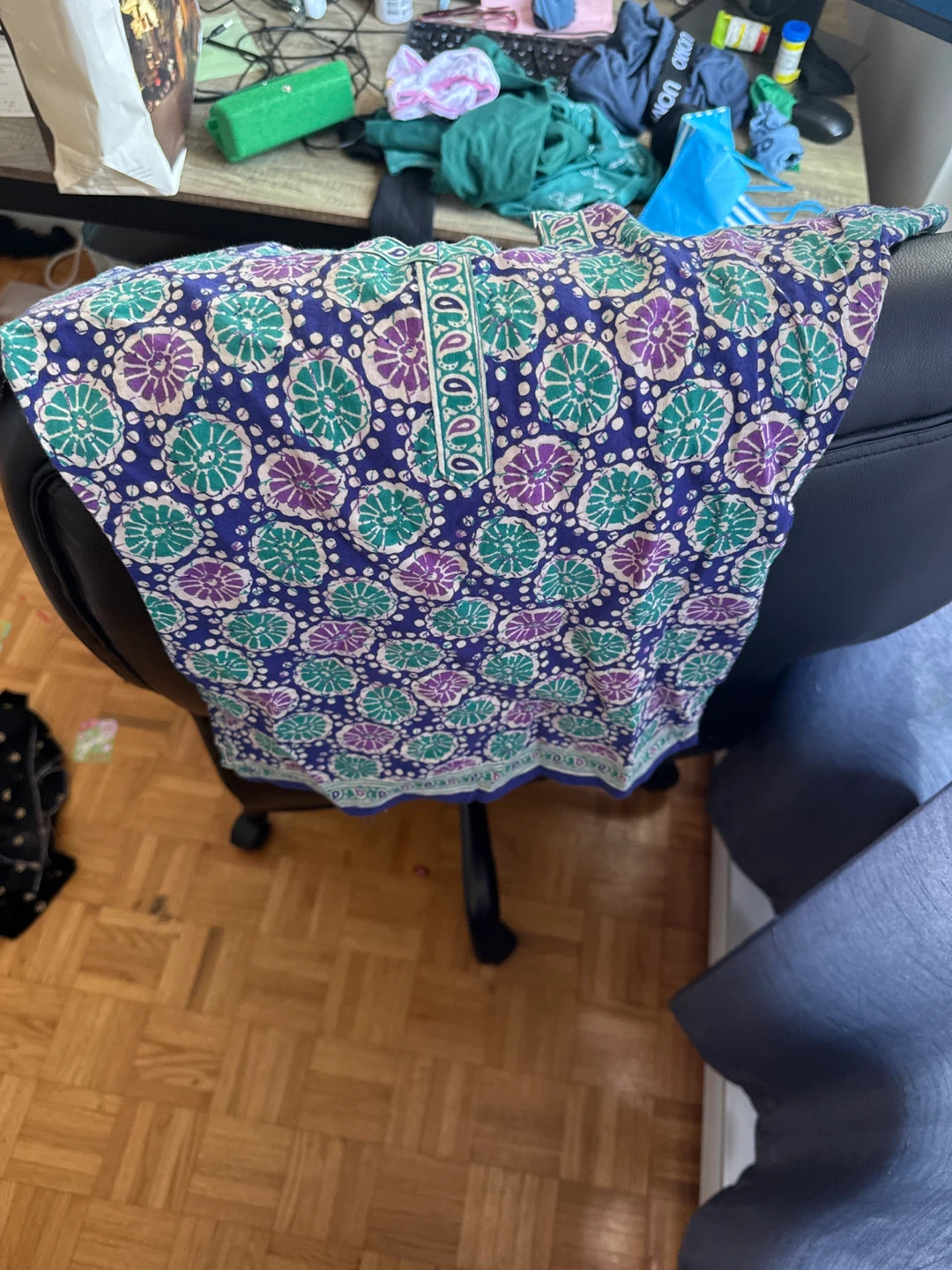 Kids Printed Tunic Top with Pants - photo 3