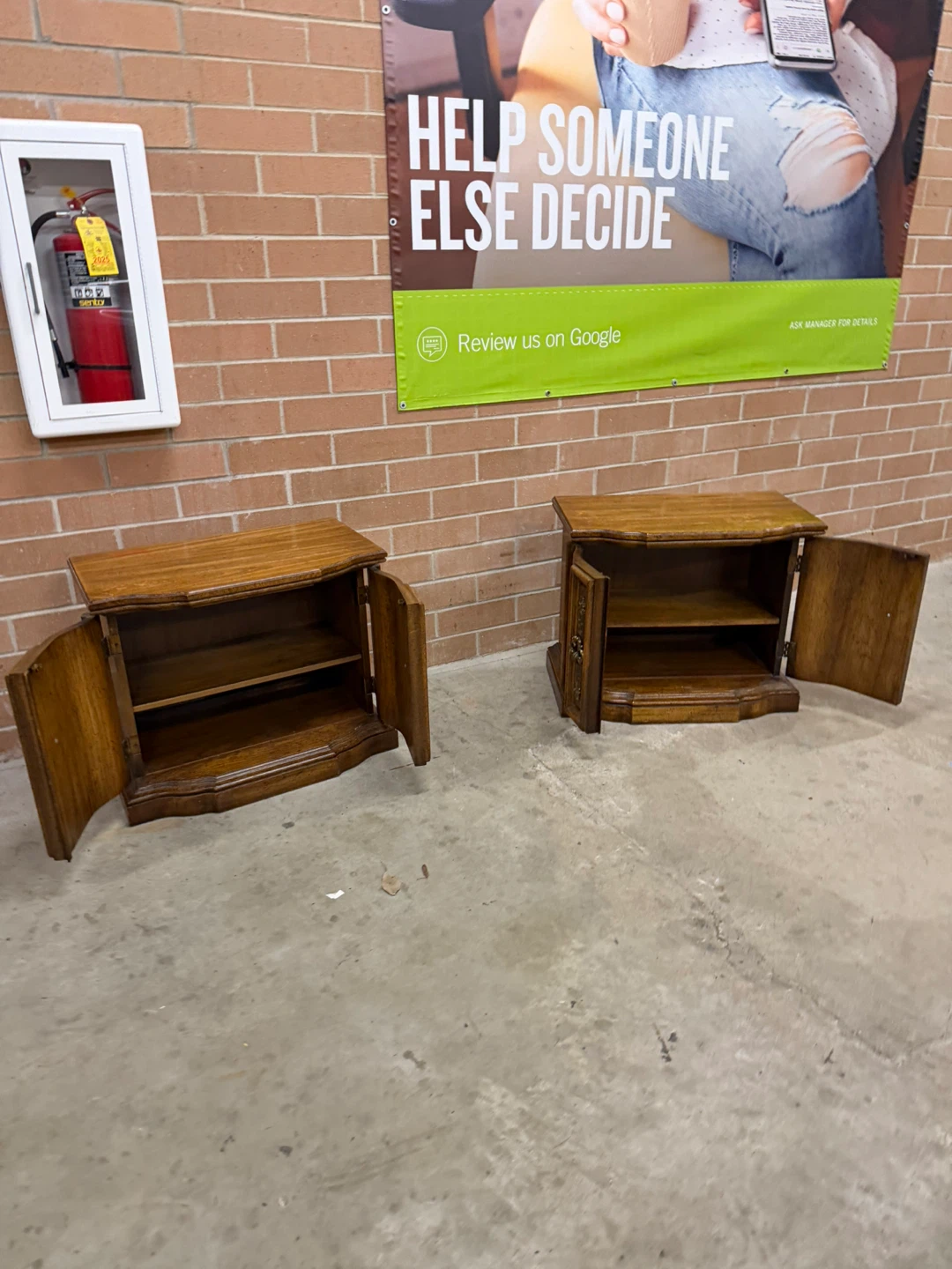 Vintage Wooden Nightstands - Set of 2 - photo 2