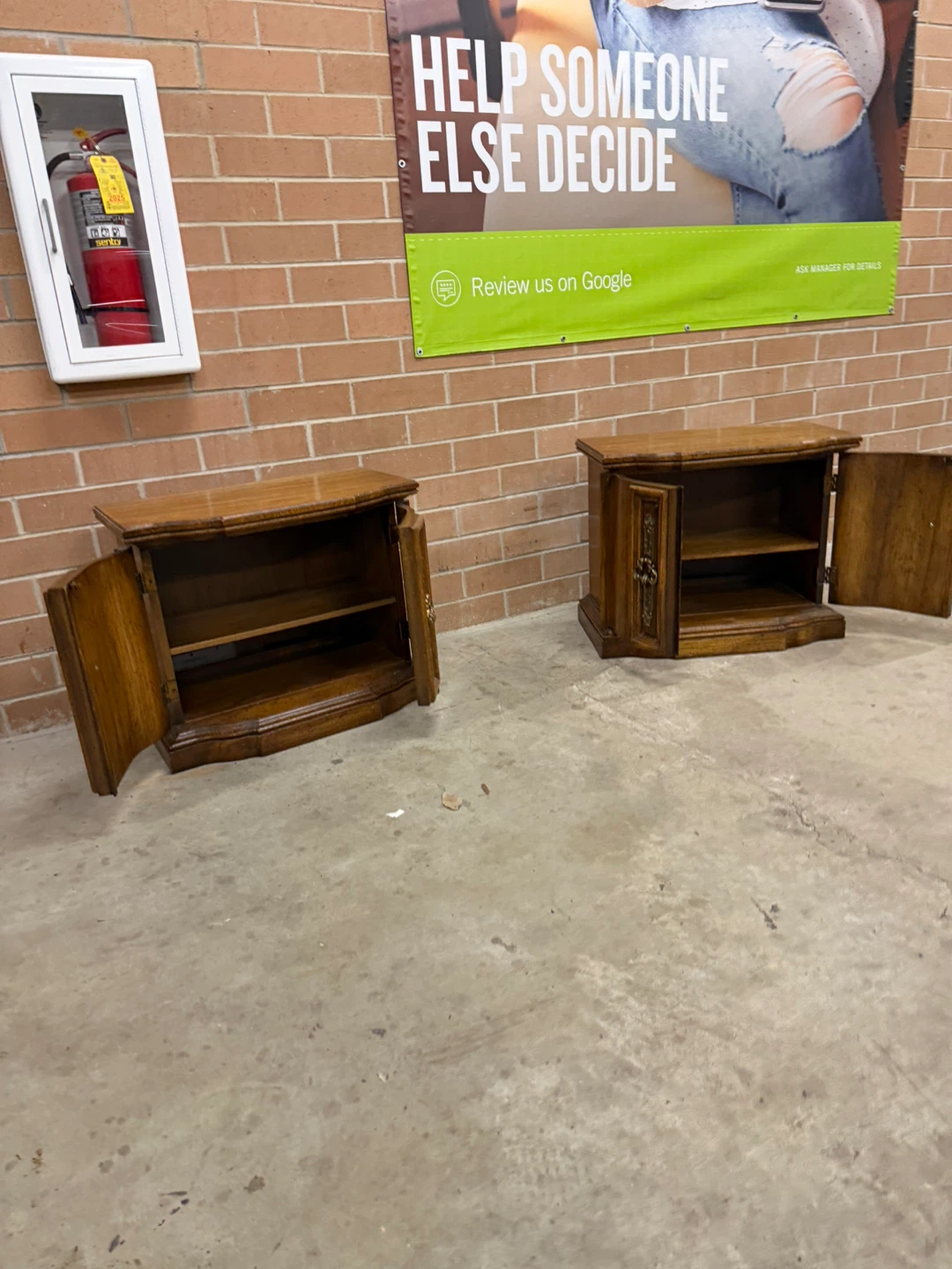 Vintage Wooden Nightstands - Set of 2 - photo 5