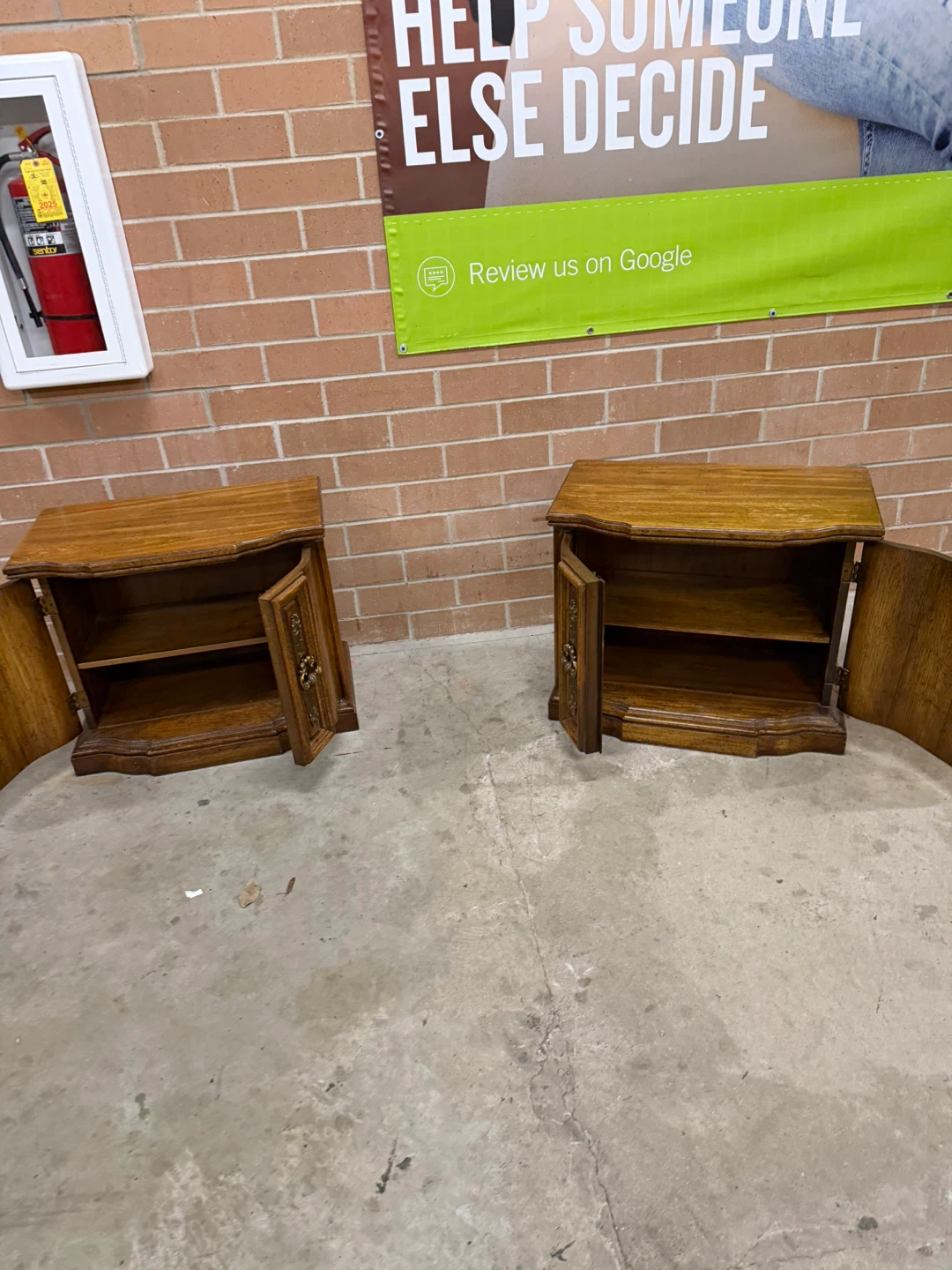 Vintage Wooden Nightstands - Set of 2 - photo 3