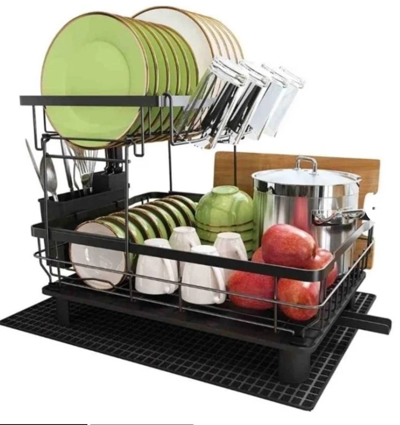 2 Tier Dish Drying Rack - photo 2